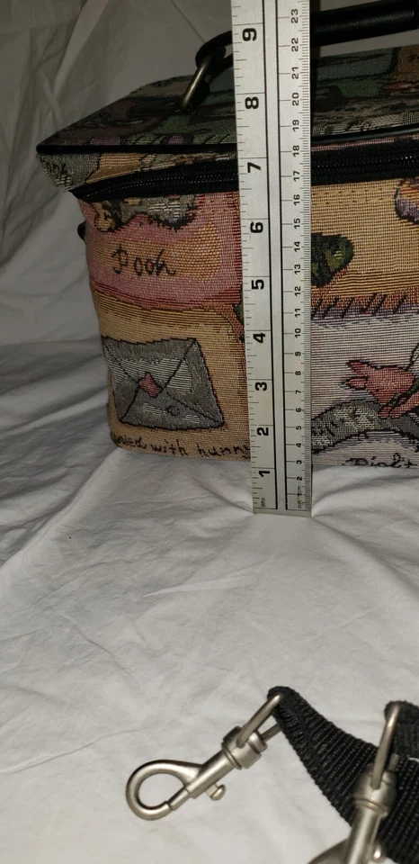 Bolso de Mano y Bolso de Hombro de Colección Winnie The Pooh Tapiz Tela Alfombra Lona Excelente  Foto 2 de 4
