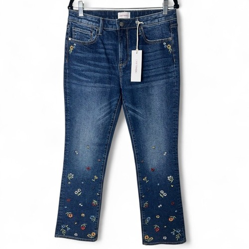 Driftwood Damskie Kelly Jeans Boot Cut Jeansy Koraliki Haftowane Kwiatowe Fabrycznie nowe z metką Rozmiar 10