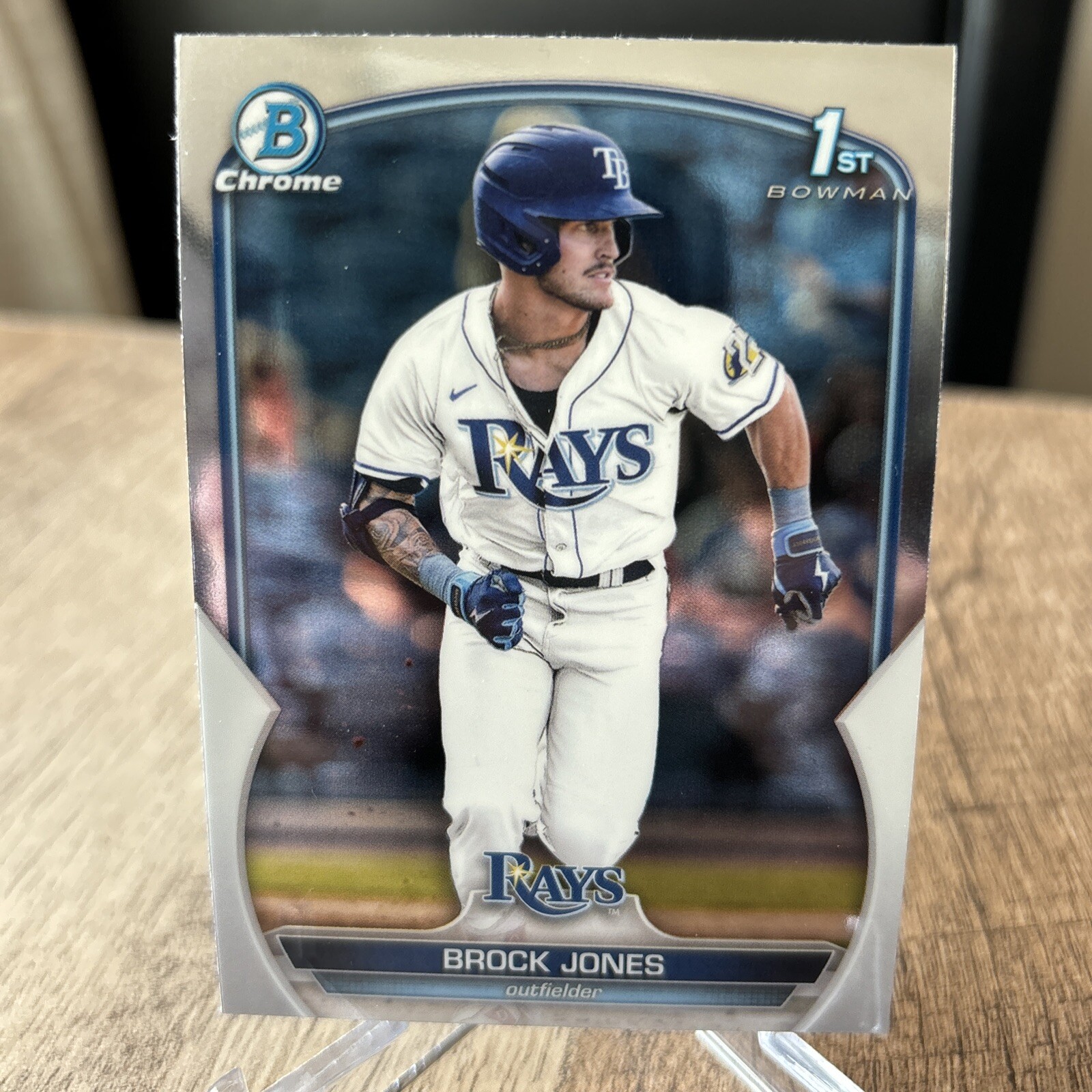 2023 Bowman Brock Jones CHROME 1st RC #BCP-115 Rays