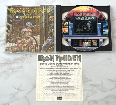 Iron Maiden Somewhere In Time 2 CD LIMITED EDITION! 1995 CASTLE