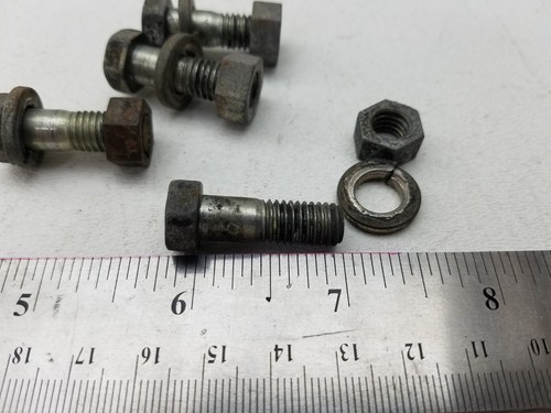 1982-1985 Toyota Celica Supra driveshaft propeller shaft bolts nuts washers - Foto 4 di 9