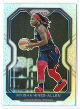 2021 Prizm WNBA Silver Prizm #40 Myisha Hines-Allen Washington Mystics Louisvill