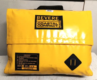 REVERE COASTAL COMPACT 4 Person LIFE RAFT Brand NEW