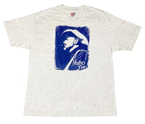 Hobo Jim Graphic Print Country Band T-Shirt - M 1990s vintage concert t-shirt, vintage, size XL, single stitch, B+ condition