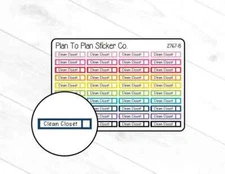 2767-8~~Clean Closet Planner Stickers.