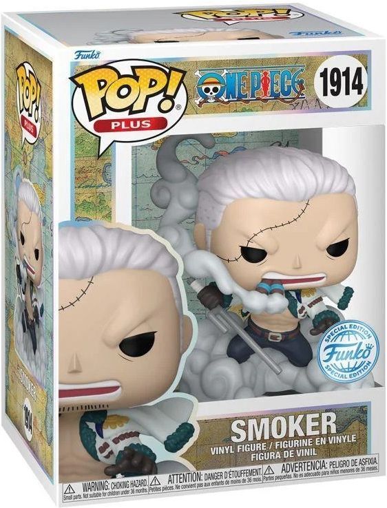 Gadget - One Piece: Funko Pop! Plus - Smoker (Vinyl Figure 1914) - Funko