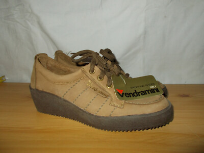 Chaussures De Marche VENDRAMINI - Beige, Talon Compensé Marron - Pointure 36 EU - Neuf