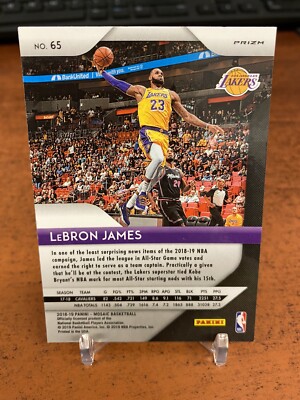 2018-19 PANINI PRIZM #65 mozaic LeBron James レブロン ジェームス