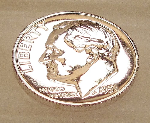 1956 Gem  Proof  "EYE CANDY" Dime 90% Silver Blazing Luster   #227 ~ 25