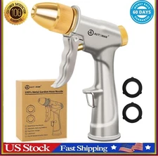 AUTOMAN Garden Nozzle Sprayer, High Pressure Spray Nozzle, 100% Metal Water H...