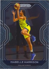 Isabelle Harrison 2021 Panini Prizm WNBA Basketball Chrome Card #22 Dallas Wings