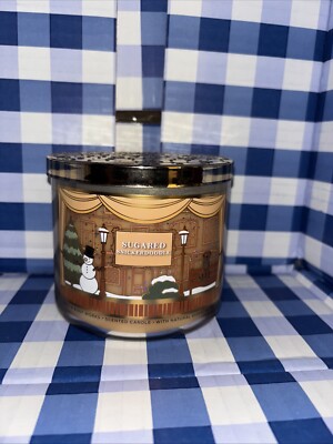  Sugared Snickerdoodle  Bath & Body Works 3 Wick Candle