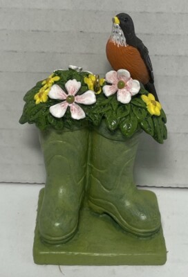 2018 Hallmark SPRING IS HERE Nature's Sketchbook Ornament EASTER Rain Boots.