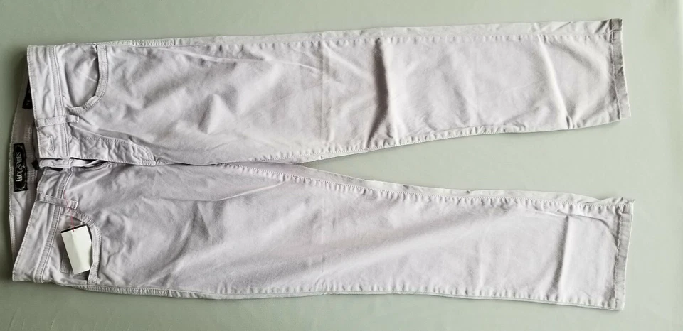 JACK OF SPADES 男式 No 1 Jack 直筒弹力棉质牛仔牛仔裤 - 30x34 紫色 — 第 3/4 张图片