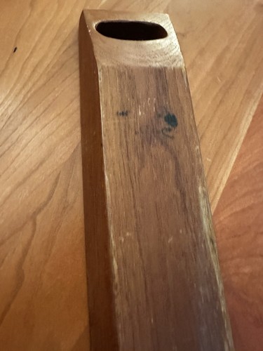 Cuenco de pan artesanal con mango MCM para canoa baguette de madera de teca de colección - Imagen 8 de 19