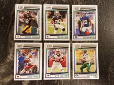 2022 Panini Score Football Lot of (6) Cards Tony Pollard Zach Wilson Diontae