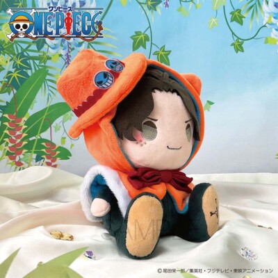 One Piece Portgas D. Ace Plush Kemopon H20cm 7.9