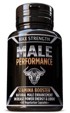 Natural Male Enhancement Performance Power Pills Stamina Energy Libido Enhancer