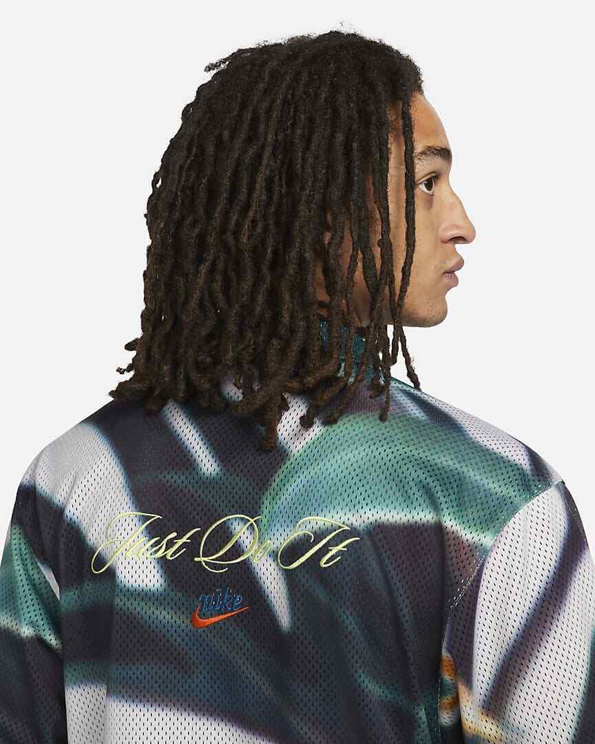 NEW Nike Resort Men Dri FIT Hawaiian Mesh Shirt Barely Green NEW Nike Resort Men Dri FIT Hawaiian Mesh Shirt Barely Green