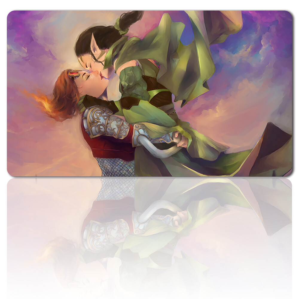 Nissa x Chandra - Board Game MTG Playmat Games Mousepad Play Mat
