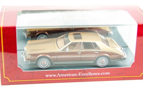 Modelos Neo Escala 1/43 1981 Cadillac Seville MK II Marrón Oro American Excellence - Imagen 2 de 5