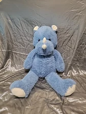 Big Stuffed Blue Rhino Plushie