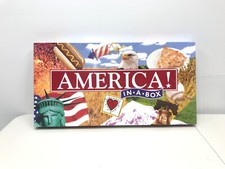 Vtg  America! In-A-Box Board Game by Late for...