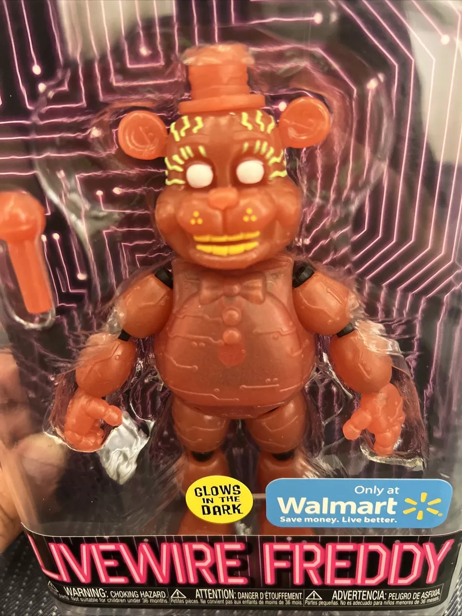 Action Figure: Five Nights at Freddy's - Freddy (Orange Glow) (Walmart  Exclusive)