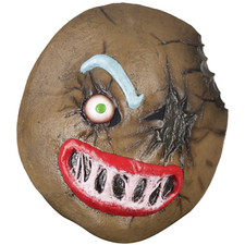 Ghoulish Productions Evil Gingerbread Man Adult Latex Head Mask Dark Holiday
