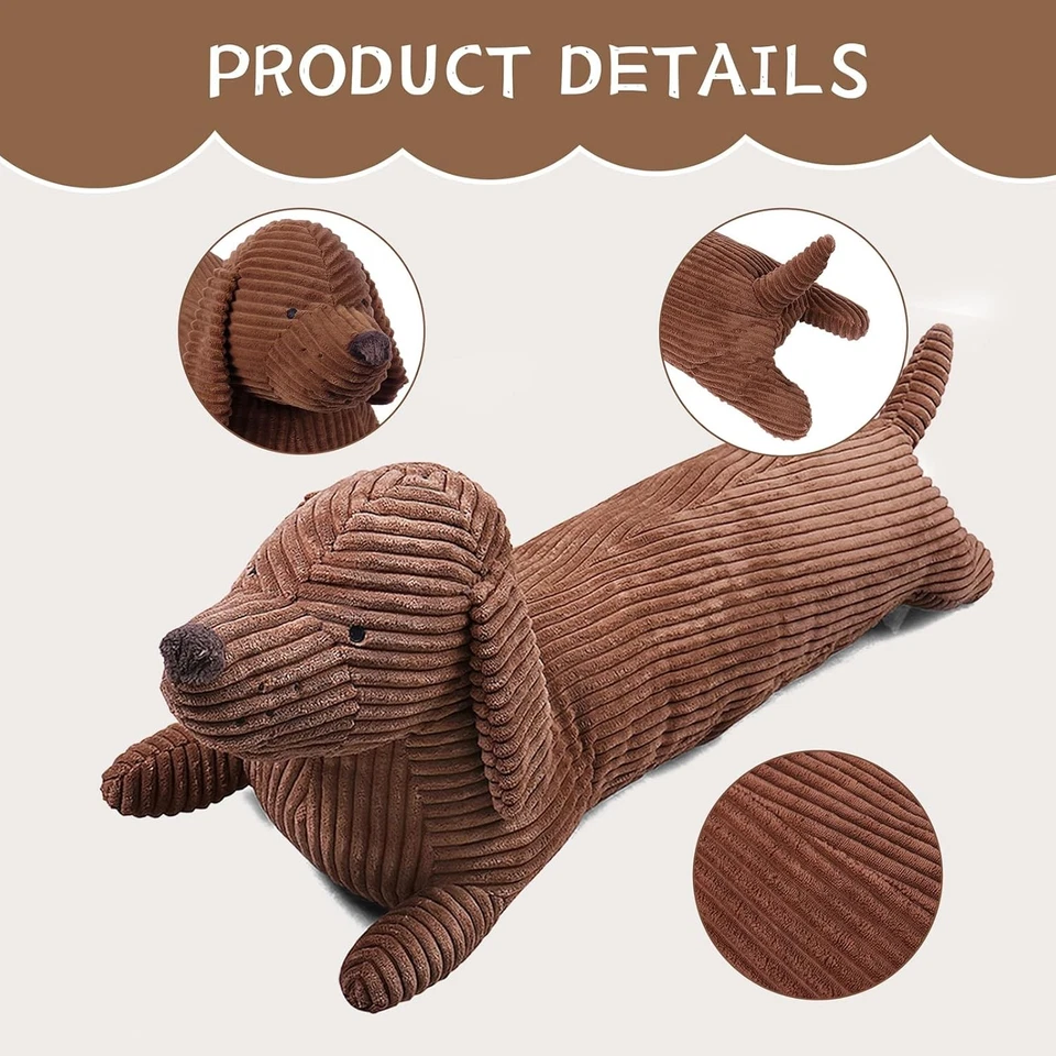 Dachshund Long Plush Pillow Comfortable Huging Plush PIllows Home Decorations - Image 2 of 4