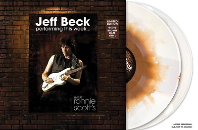 JEFF BECK LIVE AT RONNIE SCOTTS - 2-LP WHITE BROWN HAZE VINYL