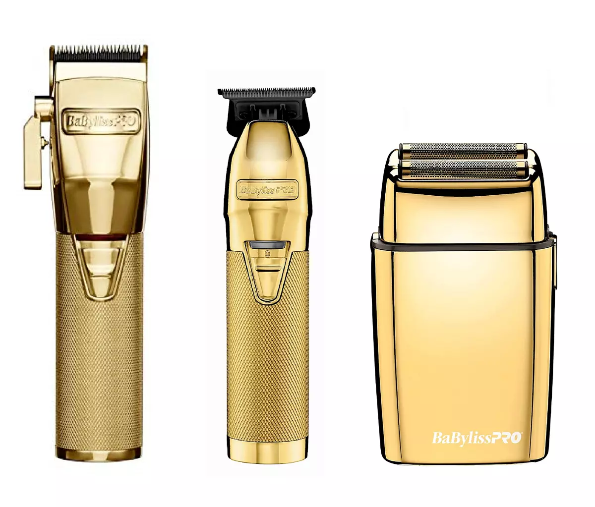 gold babyliss clippers