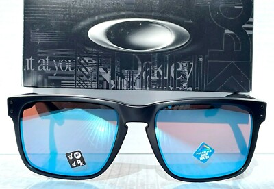 Oakley HOLBROOK XL Matte Black PRIZM POLARIZED Deep Water Blue