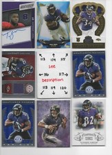 Baltimore Ravens LOADED U-PICK Serial #'d Jersey Auto Rookie LAMAR ANDREWS BROWN