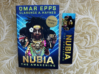 Nubia The Awakening  By Omar Epps - SIGNED 1st Edition ~ NEW with bookmark