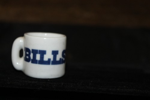 Buffalo Bills Miniature 1 1/4" Collectible NFL Coffee Mug Cup Shot Glass - Picture 2 of 2