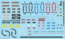 Gofer Racing 11039 x 1/24-1/25 Race Cars Accessories decals 