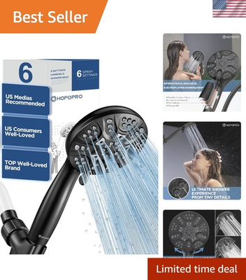 #ad #ad 6 Mode High Pressure Handheld Shower Head Set Consumer Reports Recommended H... $61.63