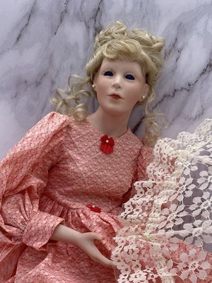 Unique Realistic antique Handmade Old porcelain doll Beautiful