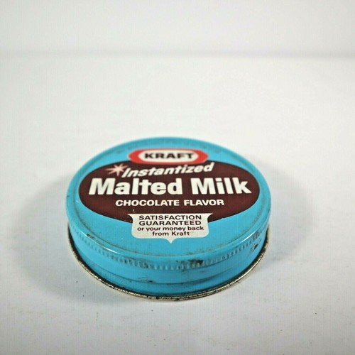 Vintage 1970's KRAFT Jar Lid Instantized Chocolate Milk Drink Mix Malted Powder - Picture 2 of 3