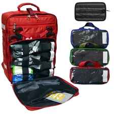 DERBY Professional Paramedic First Aid Backpack Emergency Medical Responder Bag