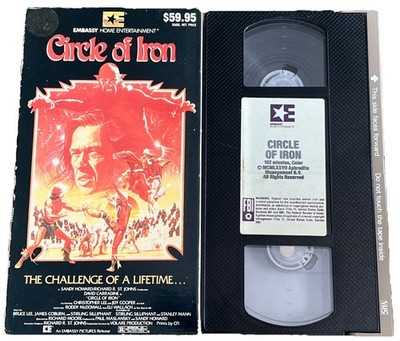Circle Of Iron (VHS 1985) David Carradine Inspired & Co-written By Bruce Lee