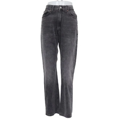 Zara, jean, taille : 42, gris, coton, monochrome, denim, femme #OMe - Photo 1/4