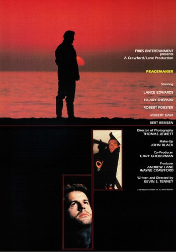 Peacemaker '90 RARE VER. mini poster Chirashi flyer Kevin Tenney Robert Forster