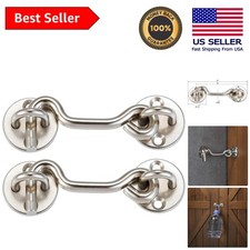 No-Hassle Lifetime Replacement 4" Privacy Latch - Versatile Design for Home Use