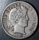 1915-P BARBER LIBERTY DIME - VF VERY FINE