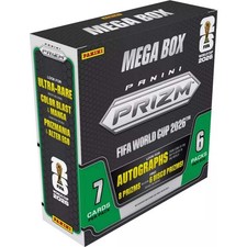 2026 Panini Prizm FIFA World Cup Retail Mega Box (Bronze Disco Prizms, Green and