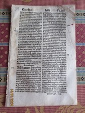 1493-ŚWIĘTY TOMAS Z AKWINO. SUMMA TEOLOGICA. ORYGINALNY INKUNABULUM. PRZEŚCIERADŁO 39