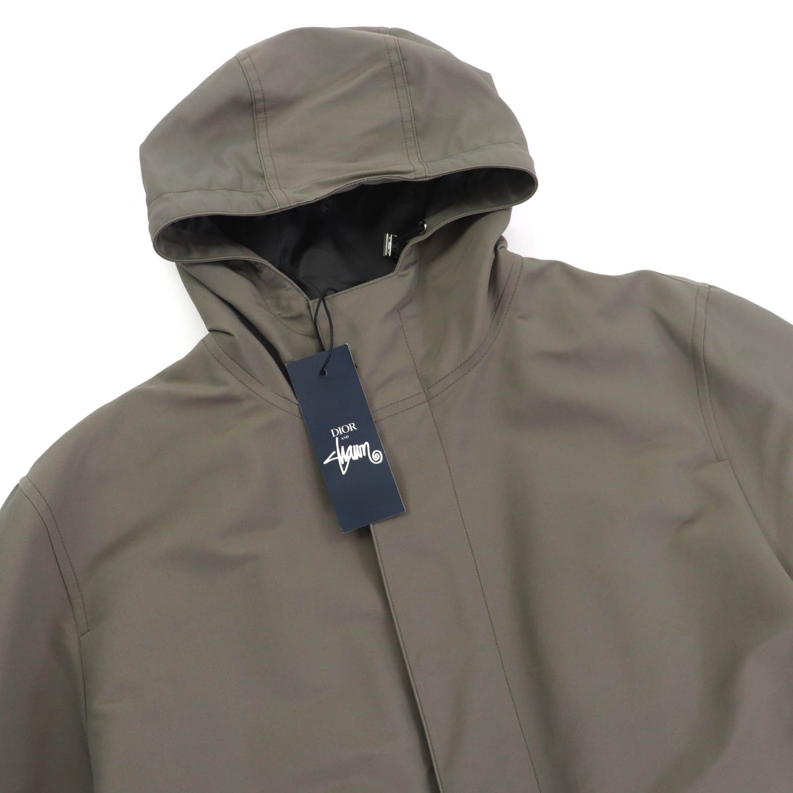 DIOR SHAWN STUSSY Mod coat khaki Nylon mens 46 033C313A4875 thumbnail 2