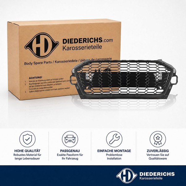 KÜHlergitter Vorne Diederichs 1020740 FÜR Audi KÜHlergrill Frontgrill-image